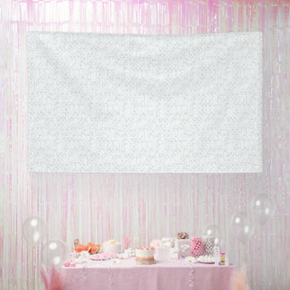 Light Grey Geometric Floral |Modern Summer Pattern Banner