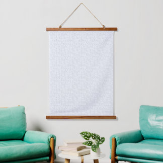 Light Grey Geometric Floral |Modern Summer Pattern Hanging Tapestry