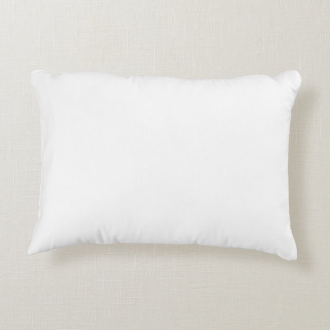 Light Grey Geometric Floral Pattern Decorative Cushion (Back)