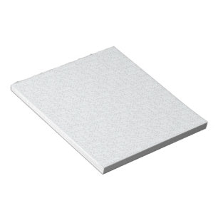 Light Grey Geometric Floral Pattern Notepad