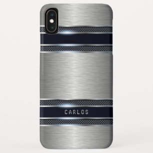 Light-grey geometric metallic background Case-Mate iPhone case