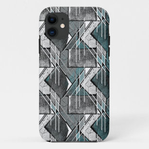 Light grey geometric print. Case-Mate iPhone case