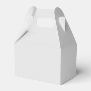 Light Grey, Green White Favour Box