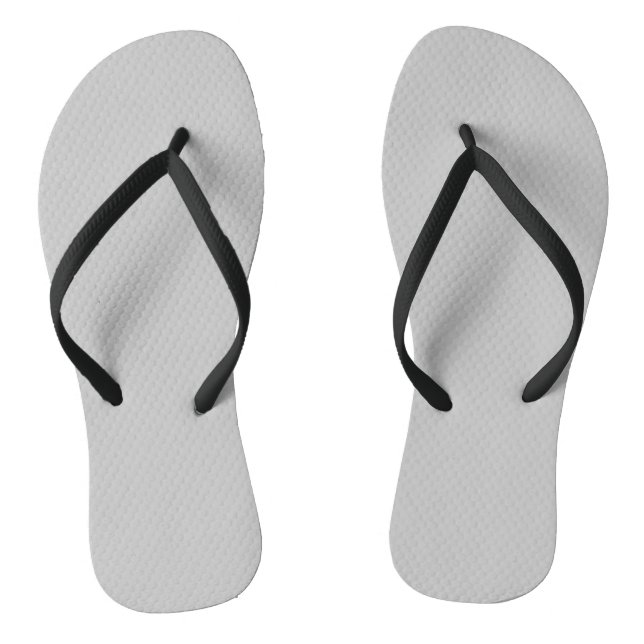Light Grey, Grey Nickel Jandals (Footbed)