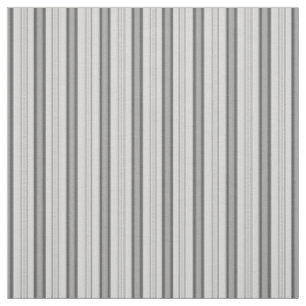 Light Grey & Grey Thick and Thin Stripes Fabric