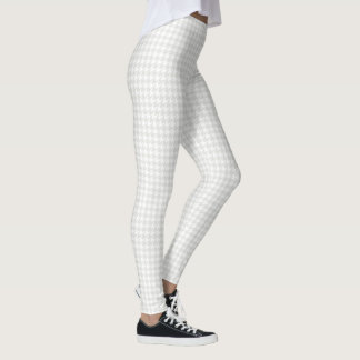 Light Grey Houndstooth Leggings