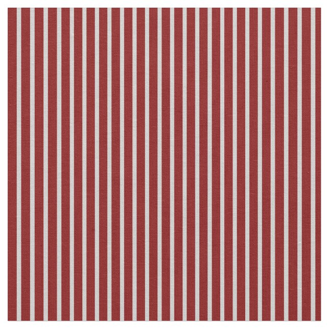 Light Grey & Maroon Coloured Pattern of Stripes Fabric (Close Up)