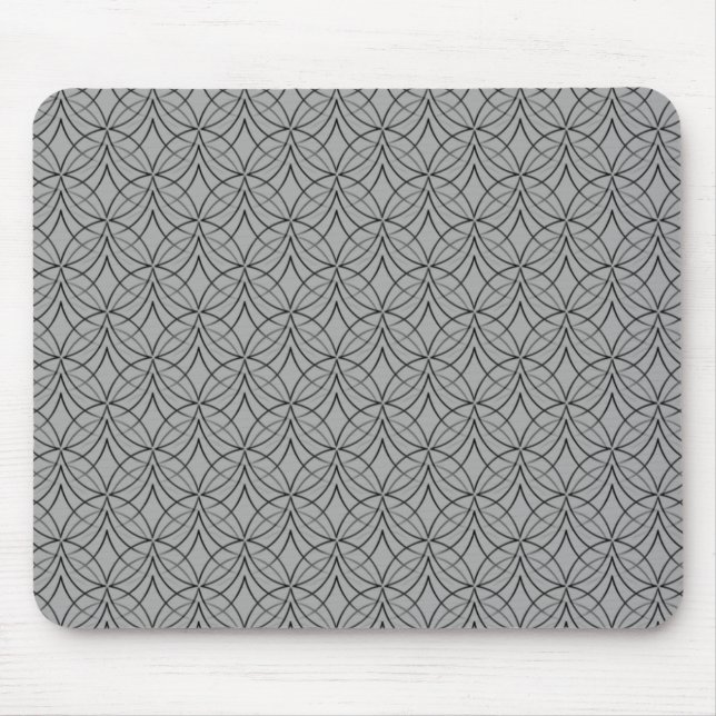 Light Grey Metro Retro Mousepad (Front)