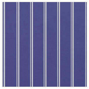 Light Grey & Midnight Blue Stripes/Lines Pattern Fabric