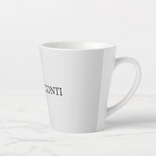 Light Grey Minimalist Plain Modern Latte Mug