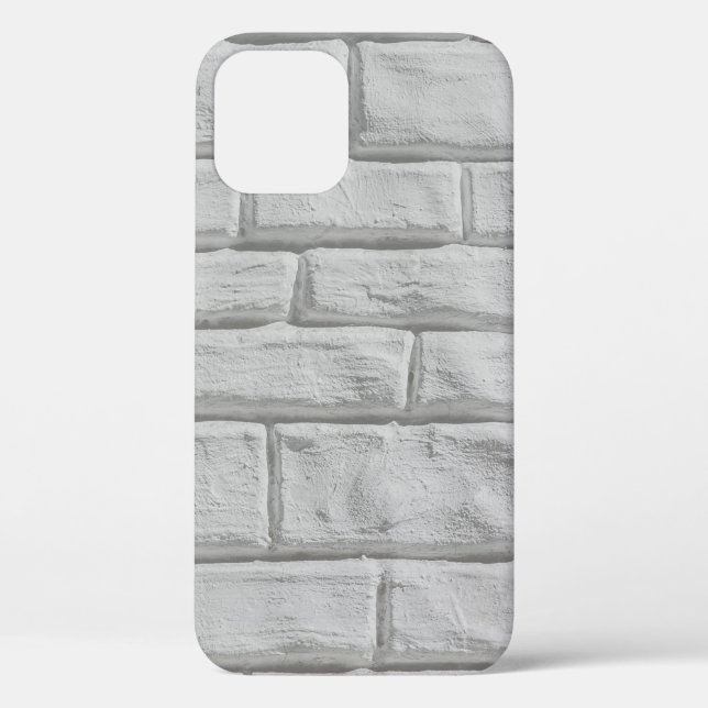 Light grey or white brick wall surface texture bac Case-Mate iPhone case (Back)