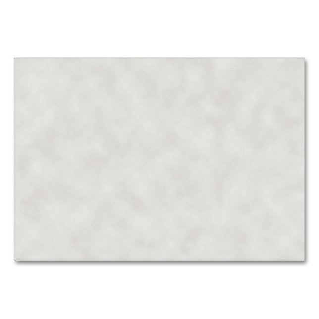 Light Grey Parchment Texture Background Table Number (Back)