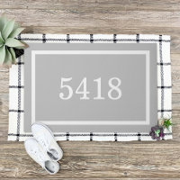 Light Grey Personalised Address Number
