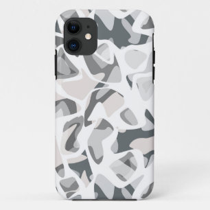 Light Grey Spots Abstract spotted pattern  Case-Mate iPhone Case