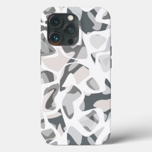 Light Grey Spots Abstract spotted pattern iPhone 13 Pro Case
