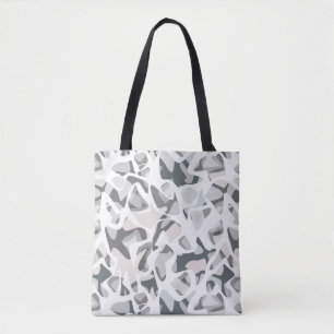 Light Grey Spots Abstract spotted pattern  Tote Bag