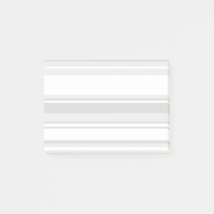 Light grey stripes post-it notes