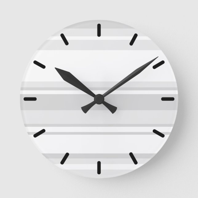 Light grey stripes round clock (Front)