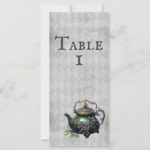 Light Grey Witches Tea Enchanted Brew Table Cards