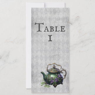 Light Grey Witches Tea Enchanted Brew Table Cards