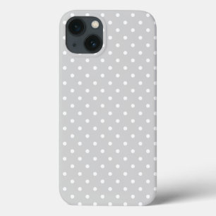 Light Grey with Dots iPhone 13 Case