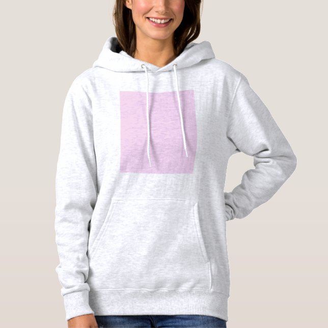 Light Grey Woman's Hoodie Template (Front)