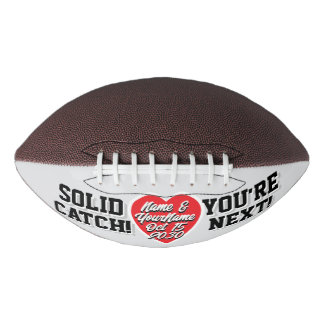 Light Grey YOU'RE NEXT! Alternative Garter Toss Football