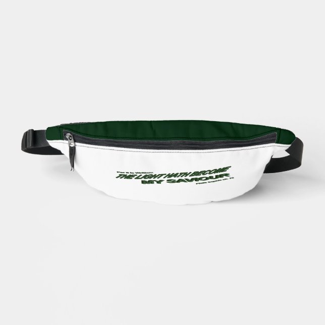 Light Hath Become My Saviour - Green Bum Bags (Front)