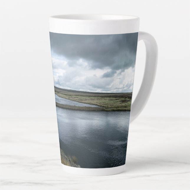 Light Hazzles Reservoir Latte Mug (Right Angle)