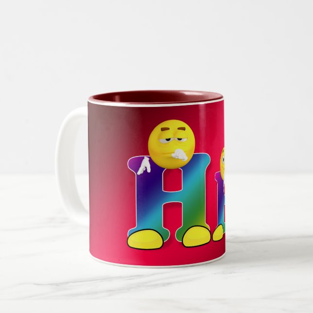 Light Heart    Two-Tone Coffee Mug (Front Left)