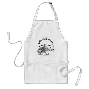 Light Helicopter Pilot Girl Standard Apron