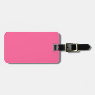Light Hot Pink Colour Trend Template Blank Luggage Tag