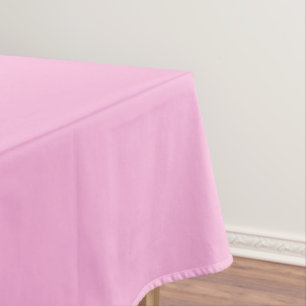 Light Hot Pink Solid Color Tablecloth