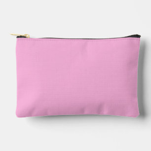 Light Hot Pink Solid Colour Accessory Pouch