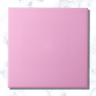 Light Hot Pink Solid Colour Tile