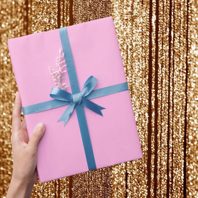 Light Hot Pink Solid Colour Wrapping Paper (Creator Uploaded)