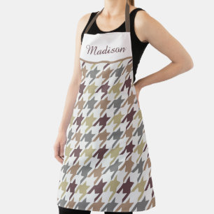 Light hounds tooth personalised apron