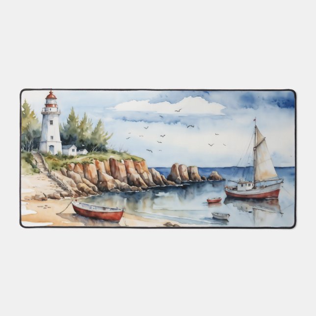 Light House Desk Mats (Front)