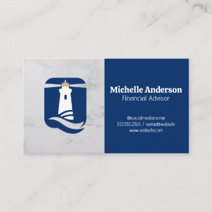 Light House Logo Corporate Business Card