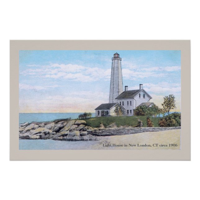 Light House New London CT  Poster (Front)