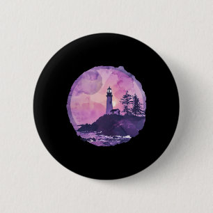 Light House Seaside House Sailing Boating Sea Ligh 6 Cm Round Badge