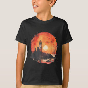 Light House Seaside House Sailing Boating Sea Ligh T-Shirt