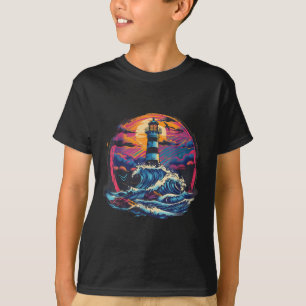 Light House Seaside House Sailing Boating Sea Ligh T-Shirt