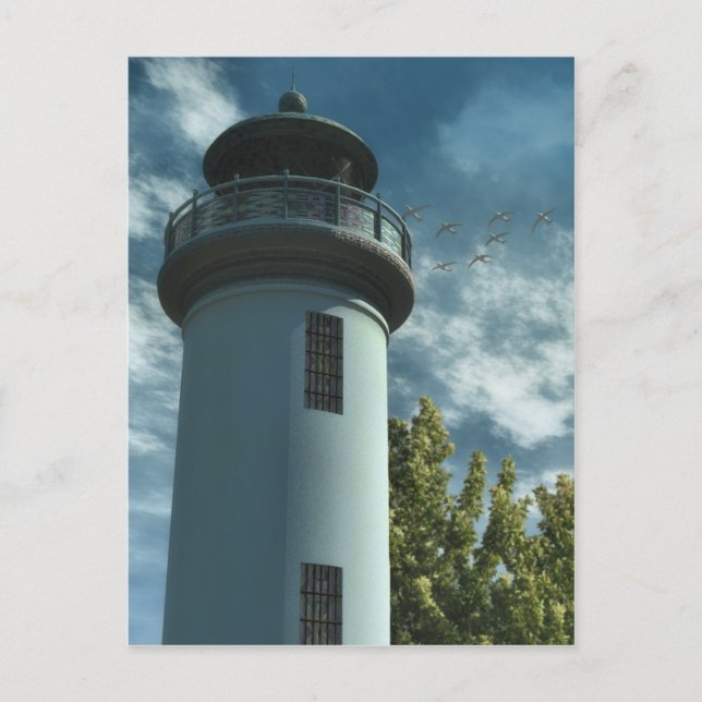 Light House Tower Postcard (Front)