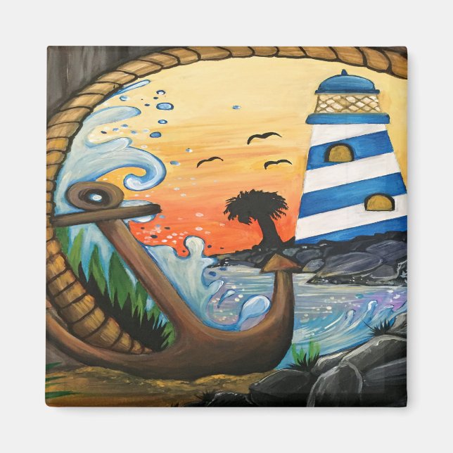 Light House View Magnet (Front)