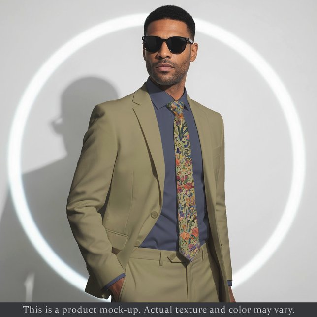 Light Impressionist Floral Necktie (Creator Uploaded)