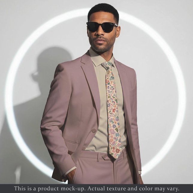 Light Impressionist Floral Necktie (Creator Uploaded)