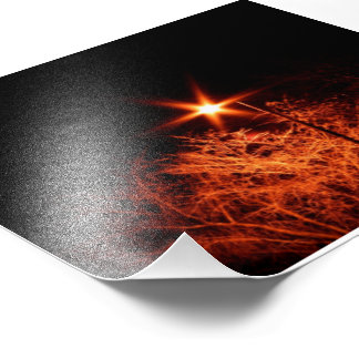 Light in the dark photo print
