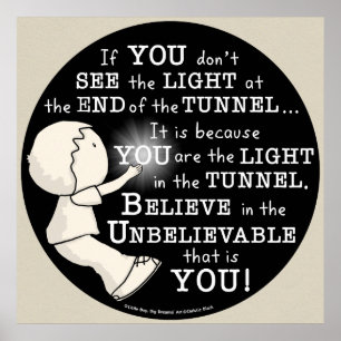 Light in the Tunnel Poster
