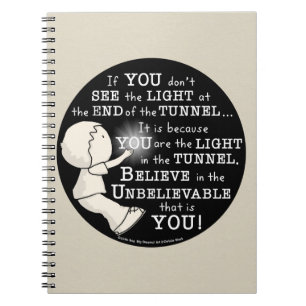 Light in the Tunnel Spiral Notebook